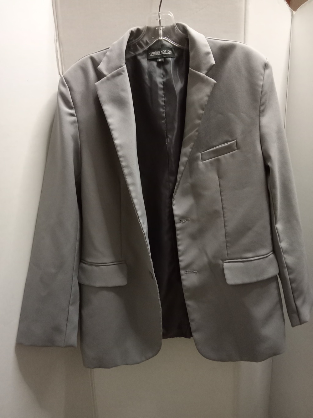 Spring Notion Boys 18 Suit Jacket light gray B7